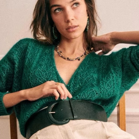 Sezane Masha Belt. Green. 80CM - Picture 5 of 11